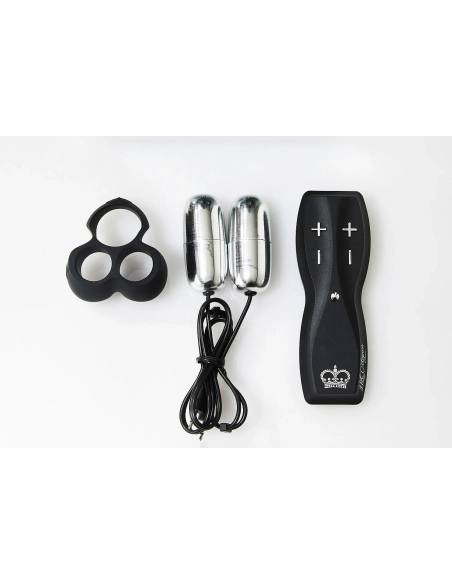 HOT Octopuss JETT - vibračný stimulátor penisu - 2 motory - čierny