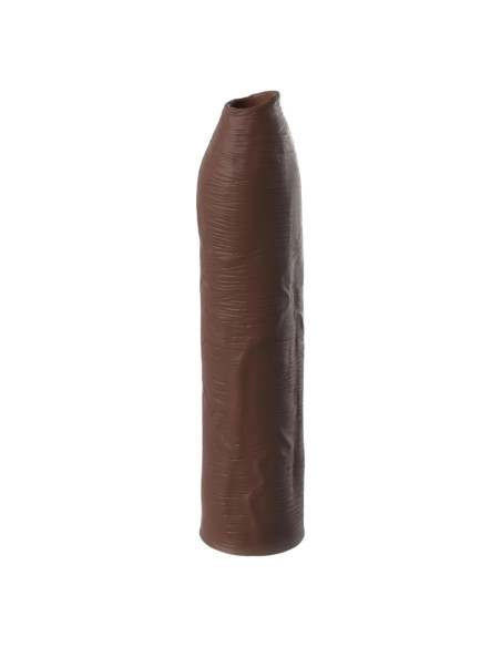 X-TENSION Elite - nastaviteľný návlek na penis (hnedý)