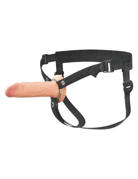 X-TENSION Elite - dutý nasadzovací dildo - realistický - telová farba