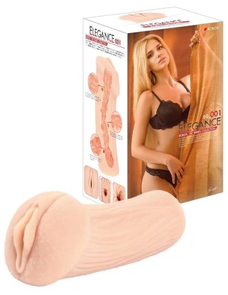 Kokos Elegance 01 - realistická umelá vagína masturbátor - natur