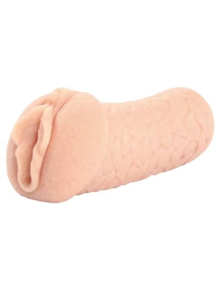 Kokos Elegance 03 - realistická vagína masturbátor - prírodná farba