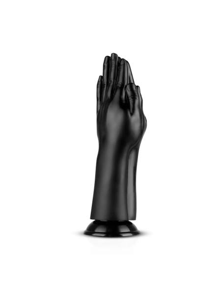 BUTTR - fisting dildo s prísavkou - čierny