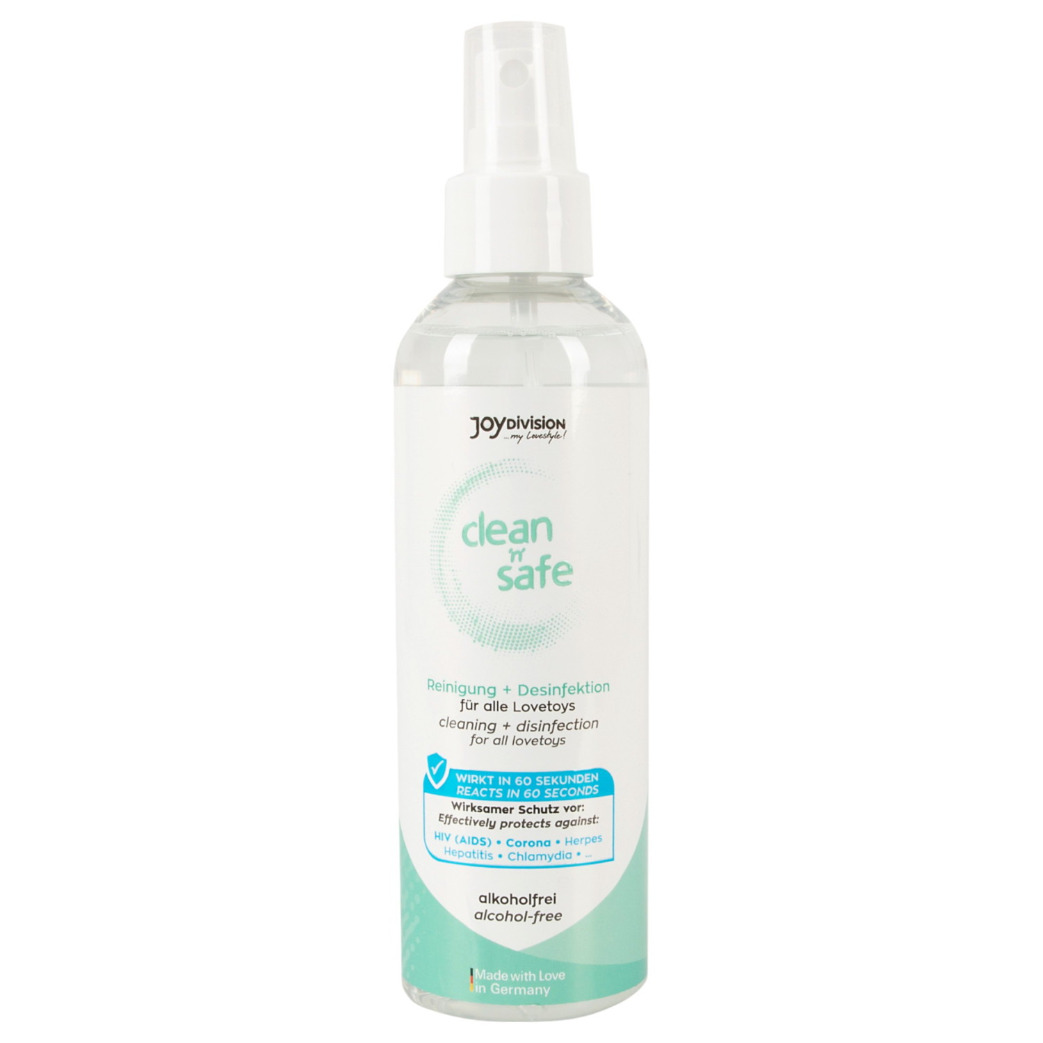 JoyDivision Clean Safe - dezinfekčný a čistiaci sprej - 200 ml