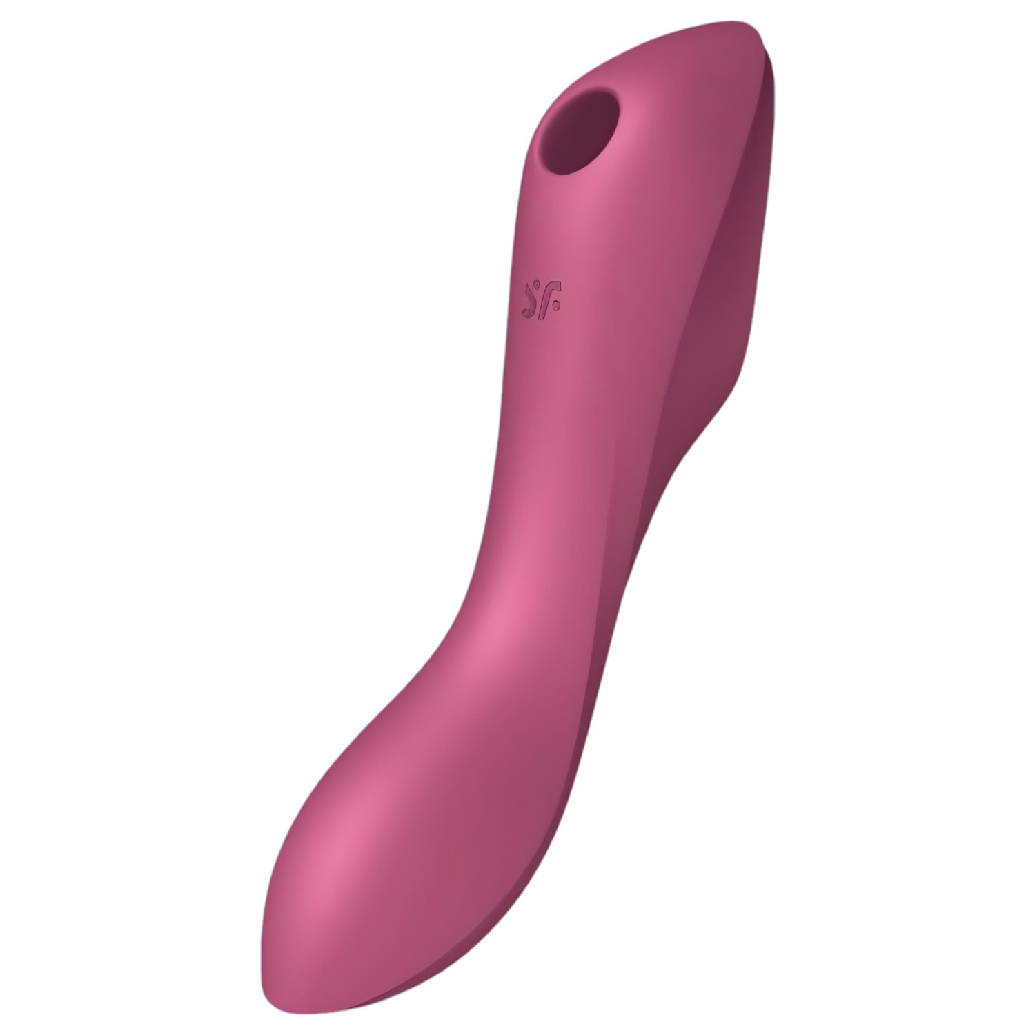 Satisfyer Curvy Trinity 3 - stimulátor klitorisu a vibrátor 2v1 - červený