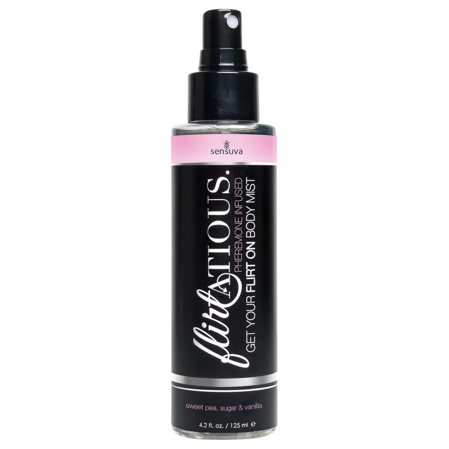 Sensuva Flirtatious - feromónový telový sprej - vanilka-vikovica (125 ml)