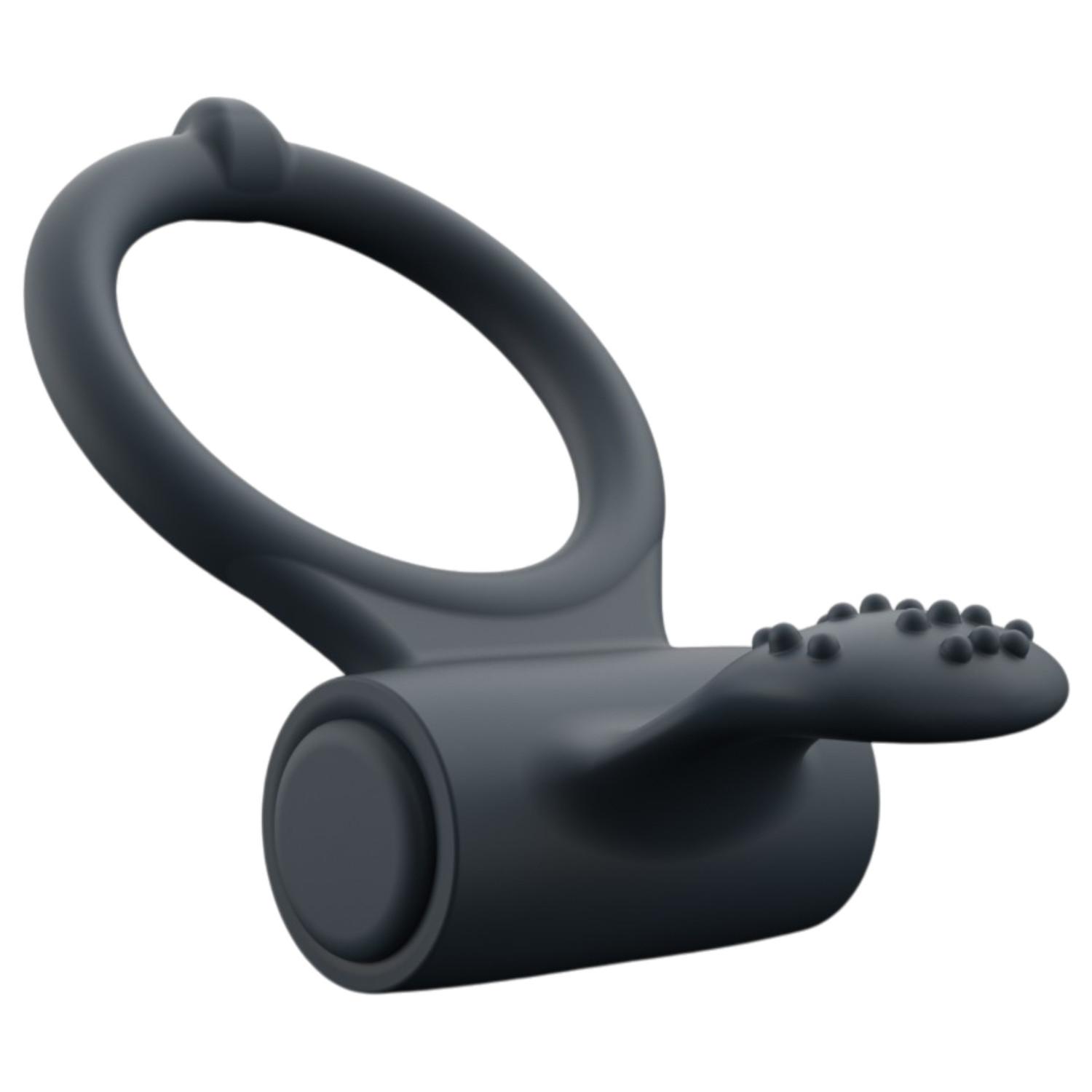 Dorcel Power Clit Plus - akumulátorový vibračný erekčný krúžok (čierny)