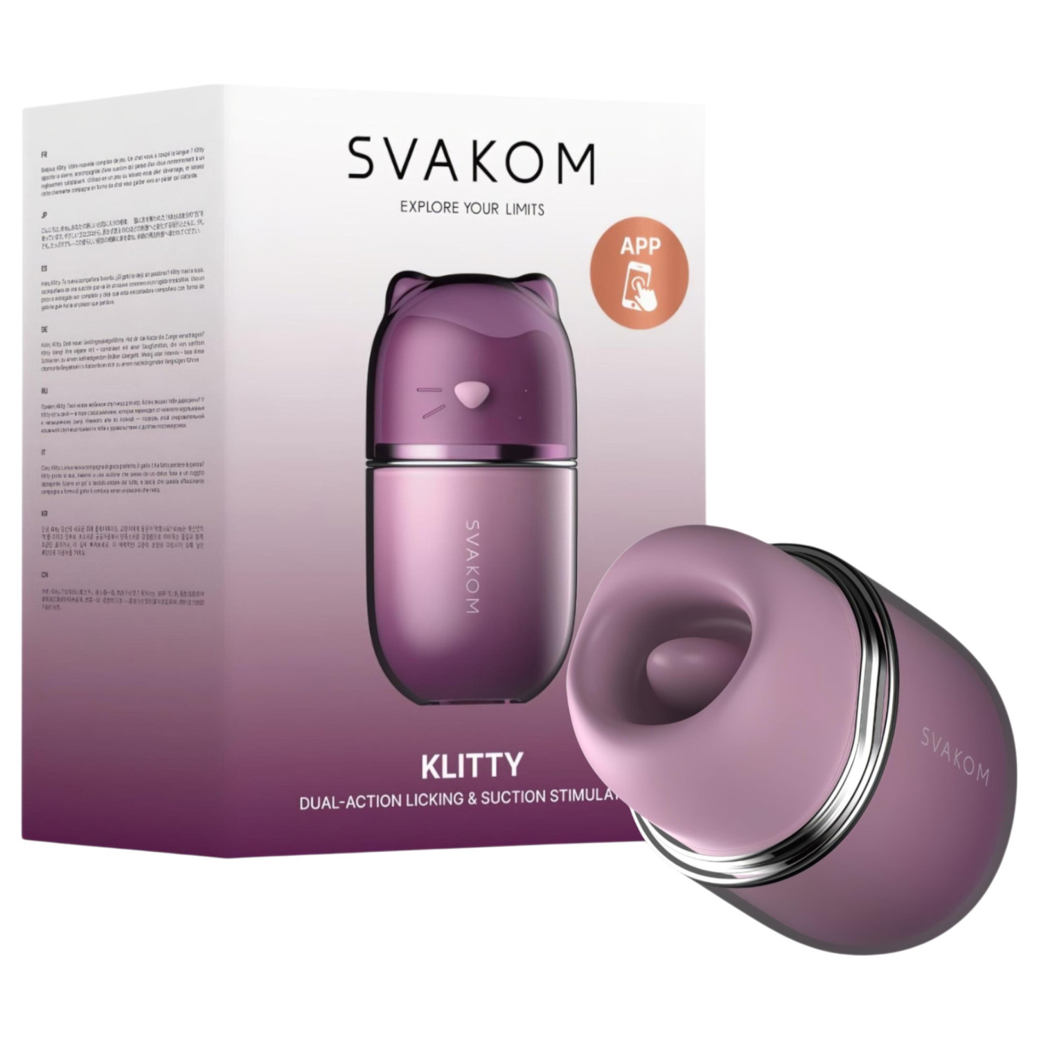 Svakom Klitty - lízací vibrátor (fialový)