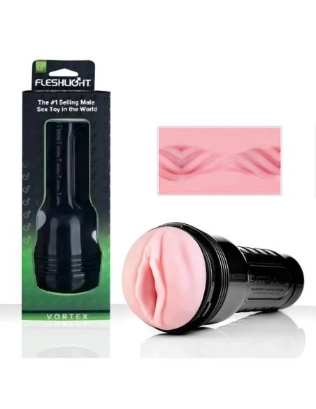 Fleshlight - masturbátor vagina - vírivé vnútro - ružová