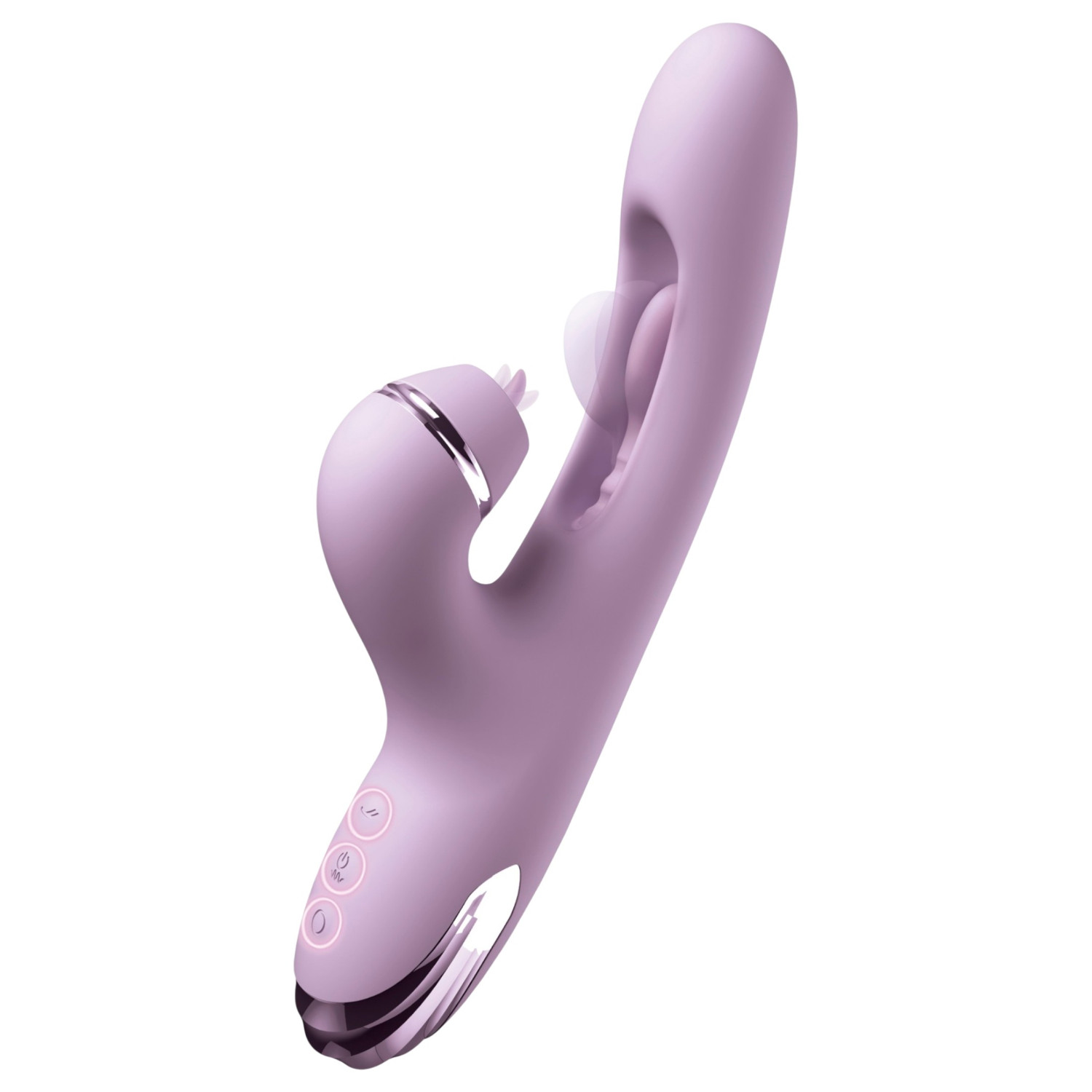 Fantasy For Her G-Touch Pulse Pro - vibrátor s ramenom na klitoris (fialový)