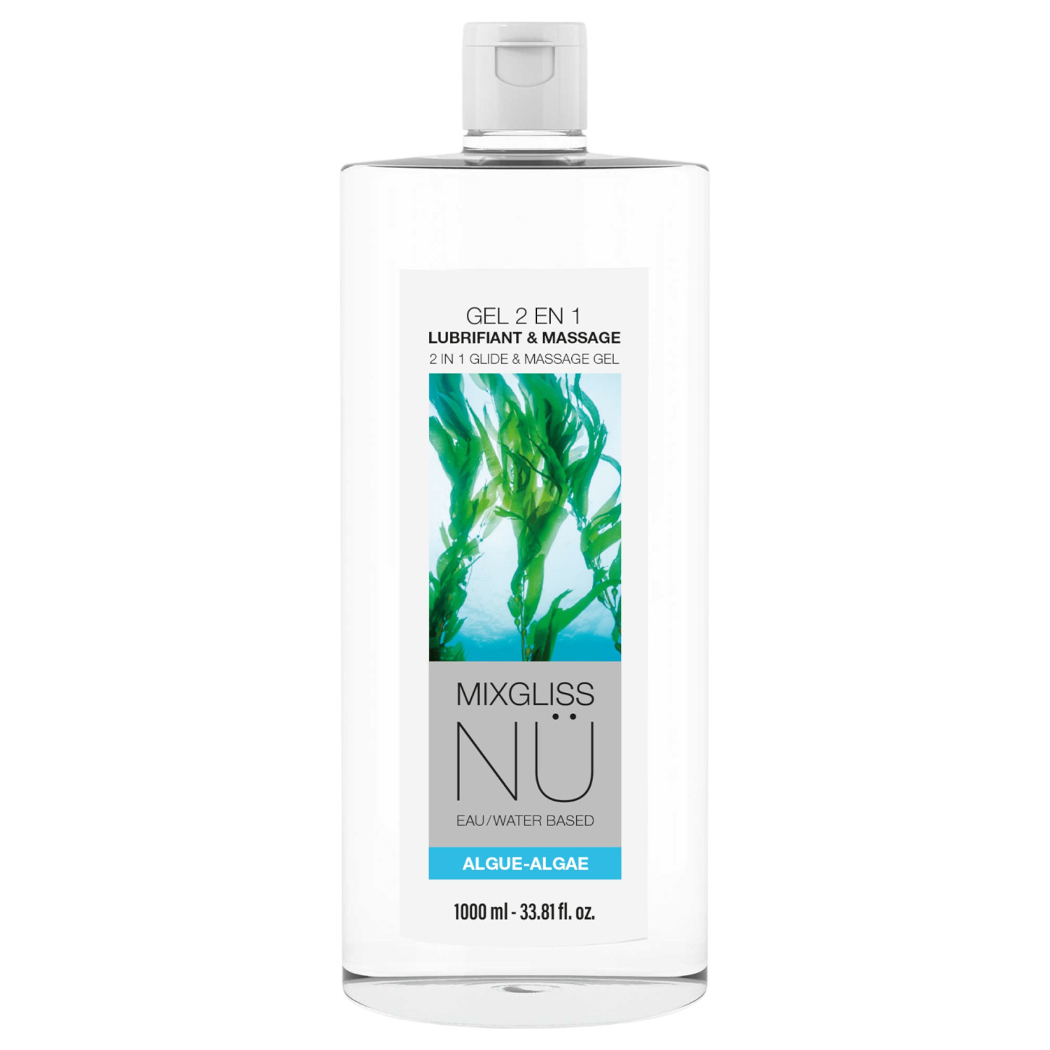 Mixgliss Nu Alga - nuru masážny gél a lubrikant (1000 ml)