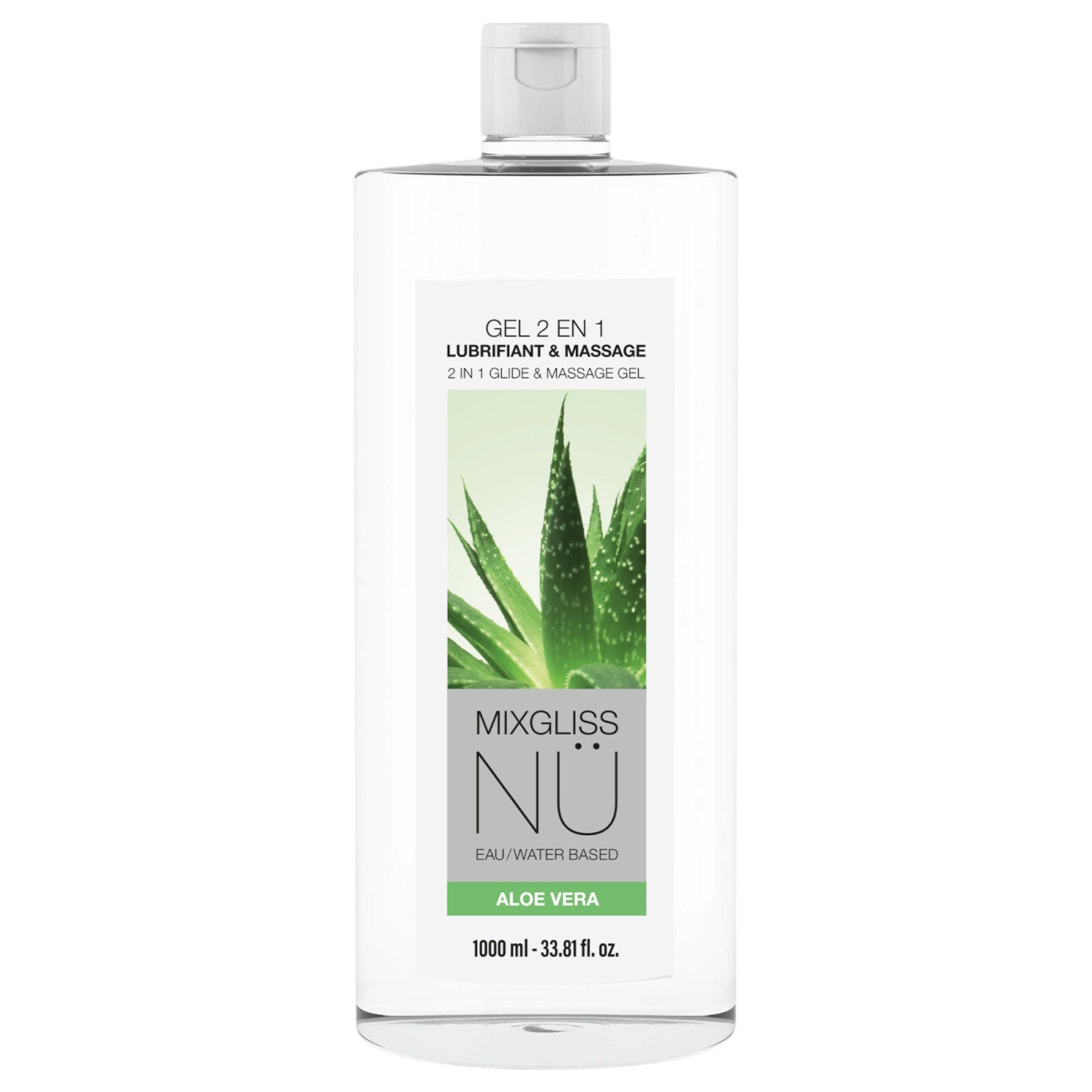 Mixgliss Nu Aloe Vera - nuru masážny gél a lubrikant (1000 ml)