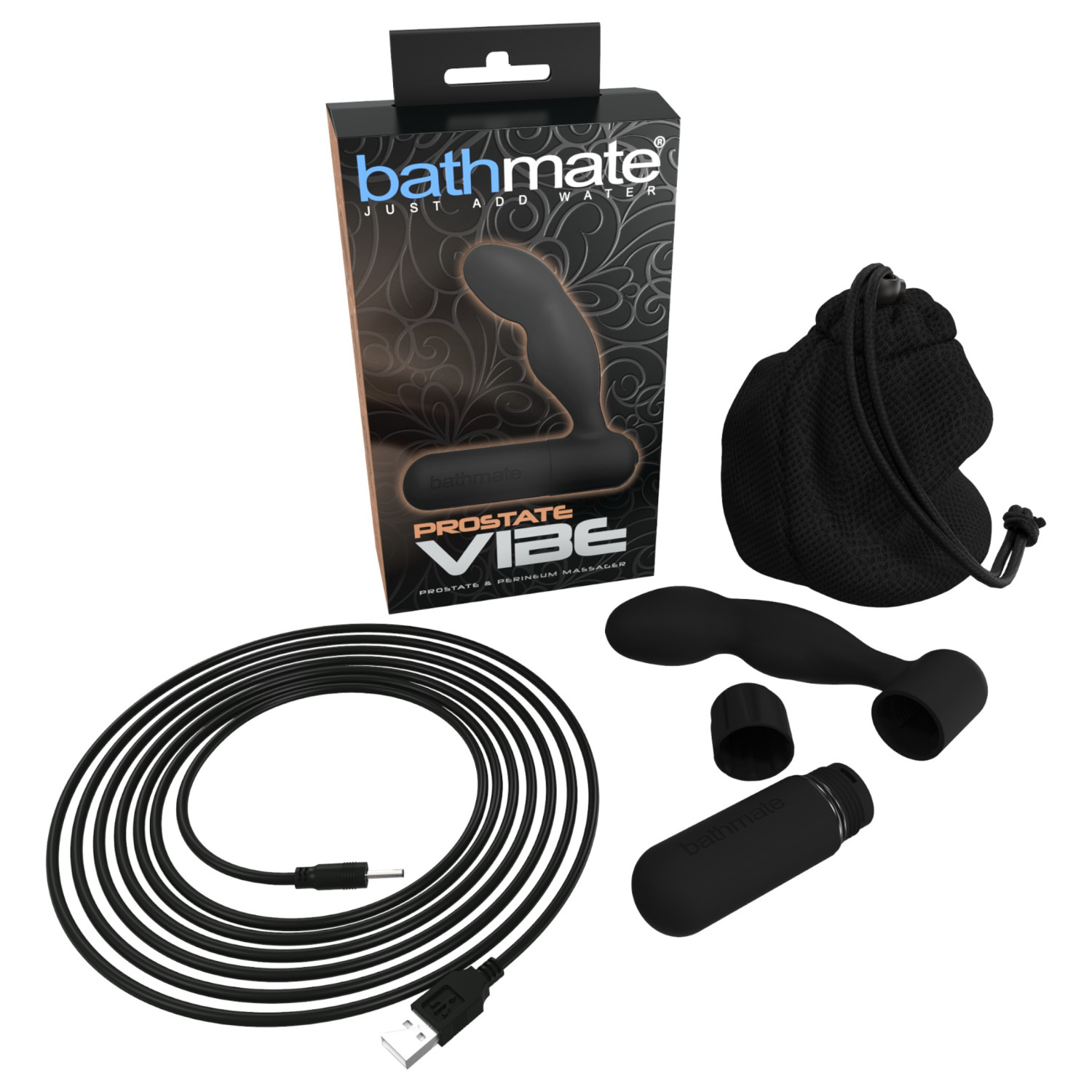 Bathmate Prostate Vibe - akumulátorový vibrátor na prostatu (bronzový)