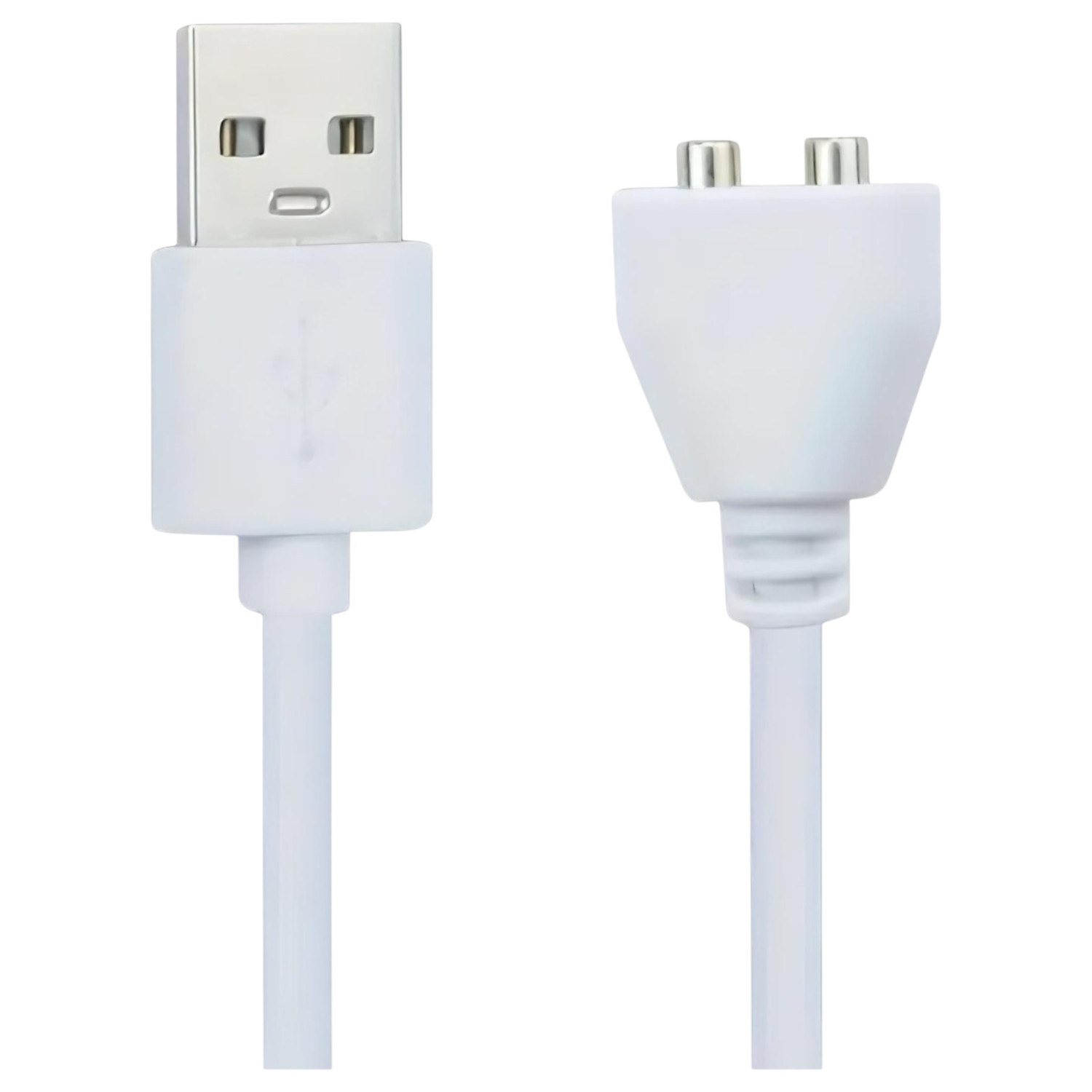 Pleasure Charge Wilson - magnetický USB nabíjací kábel (biely)