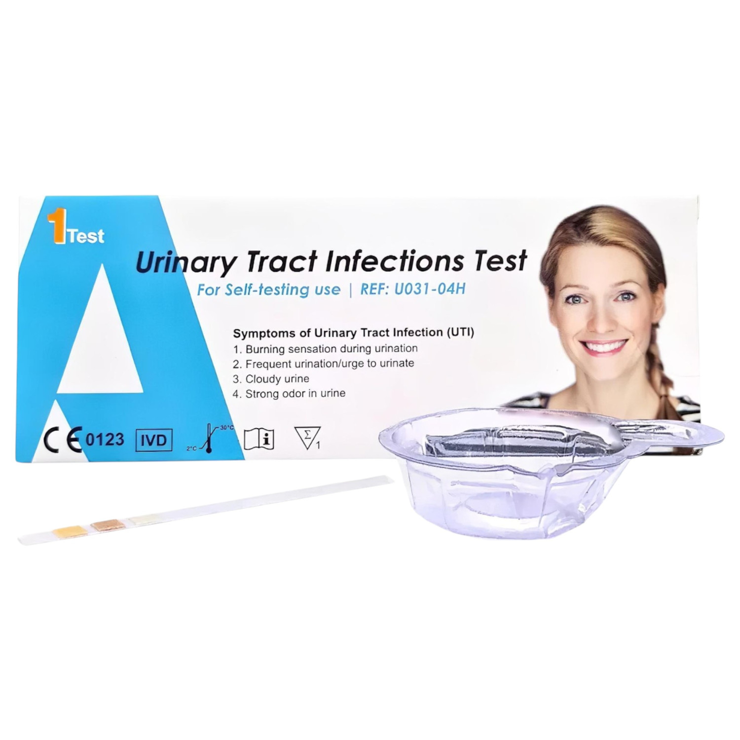 Alltest rýchly test na infekciu močových ciest na domáce použitie (1 ks)