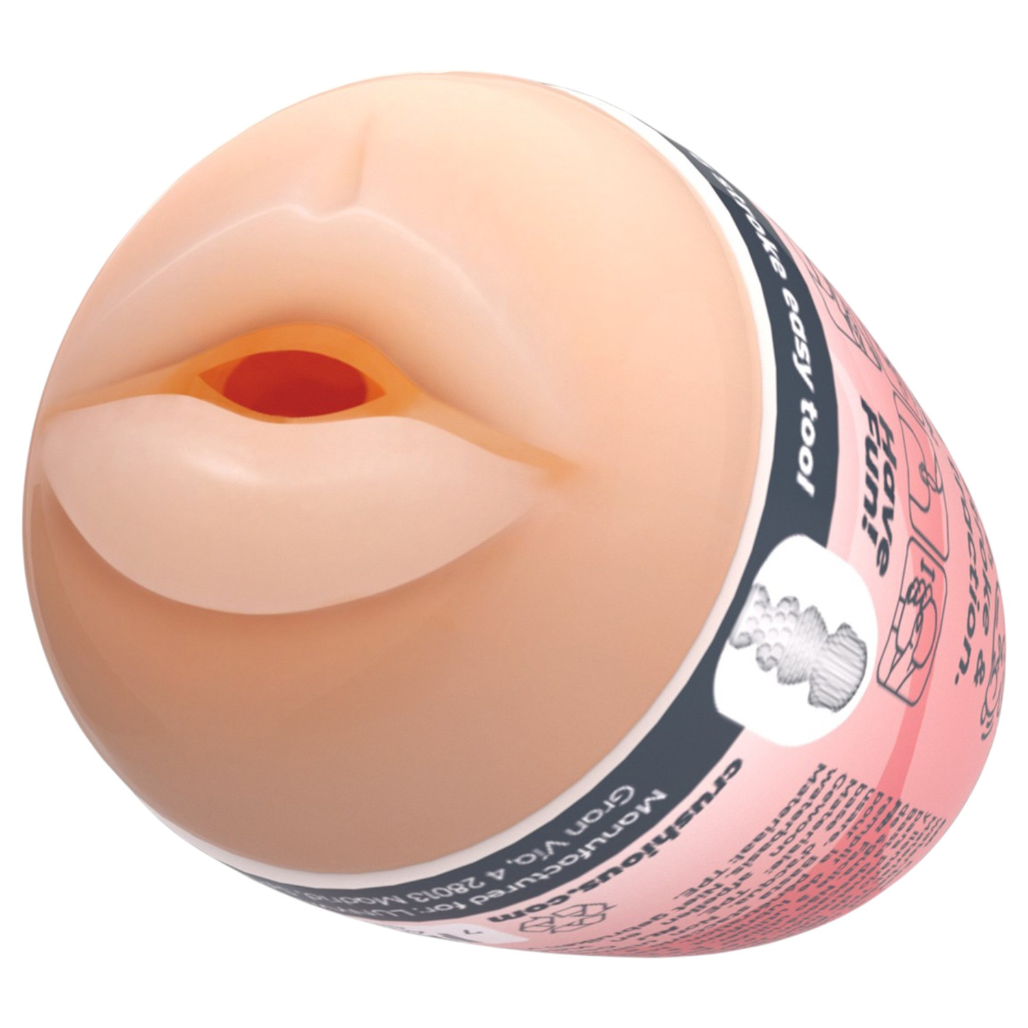 Crushious Ezy Egg Mouth - masturbačné vajíčko (telovej farby)