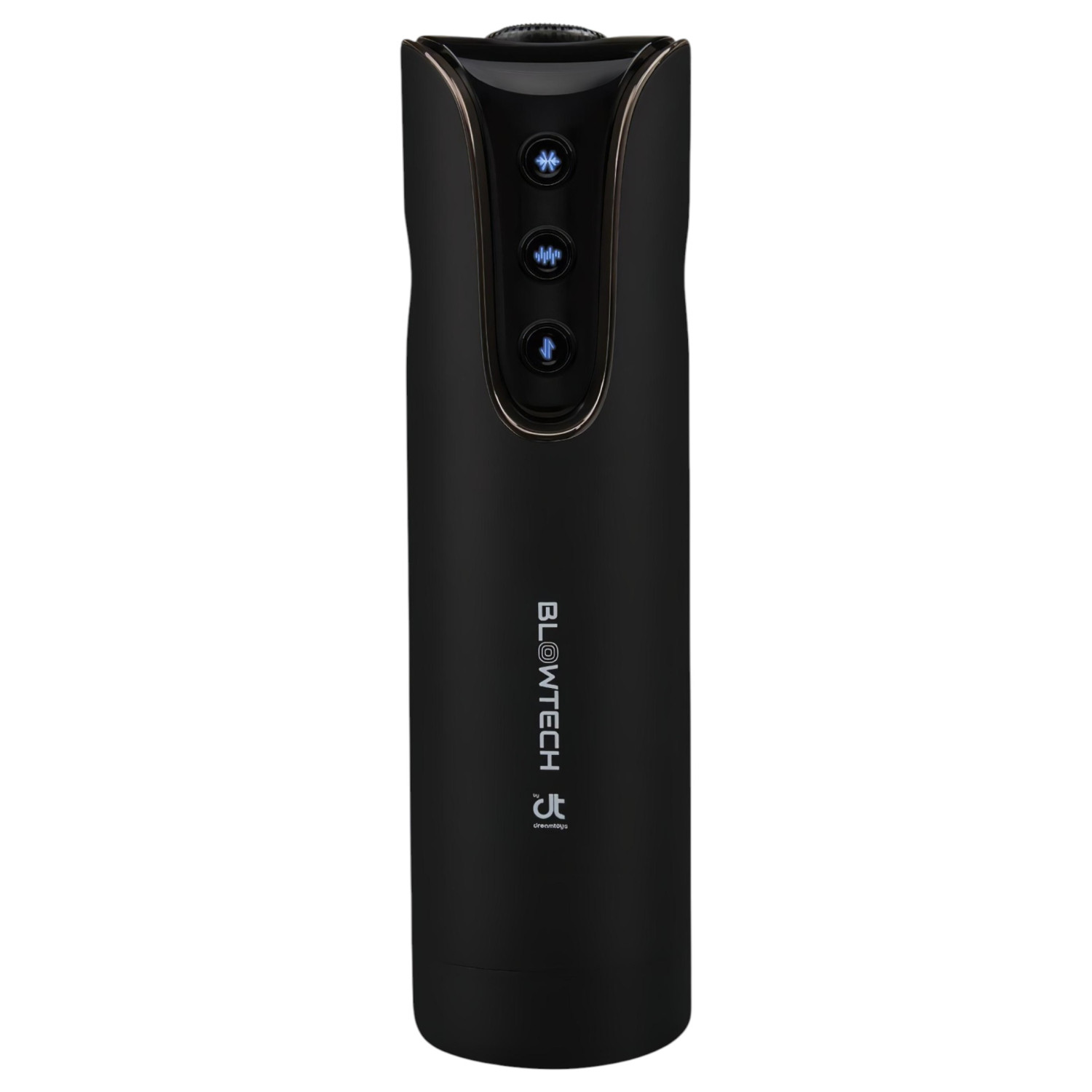 Dreamtoys - vibračný masturbátor pre mužov - úzky grip - čierny