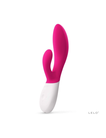 LELO Ina Wave 2 - nabíjací vibrátor - vodotesný - čerešňová farba